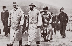 The Prince of Wales returning from a descent into a tin mine by English Photographer